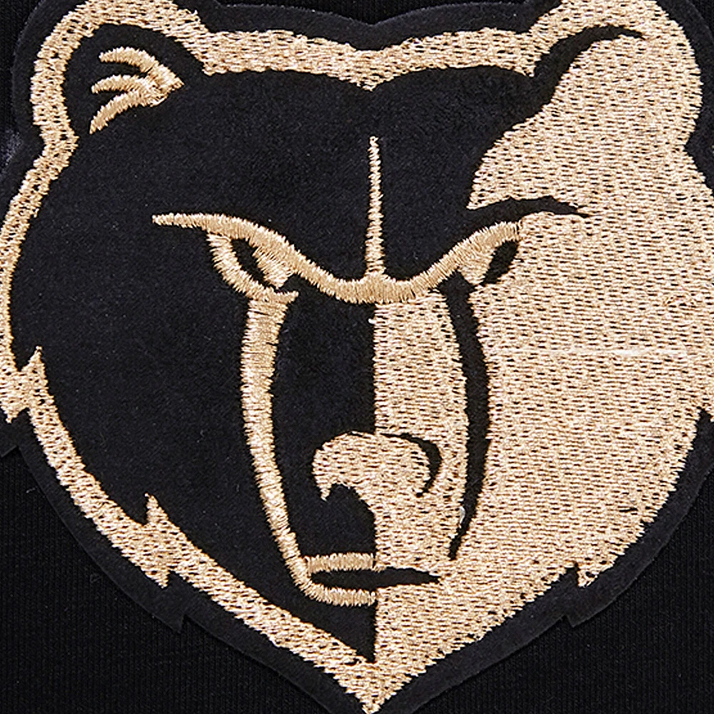 Women's Pro Standard Black Memphis Grizzlies Holiday Glam Boxy T-Shirt