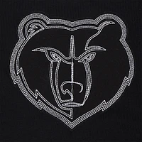 Women's Pro Standard Black Memphis Grizzlies Paint The City Cropped Pullover Sweatshirt