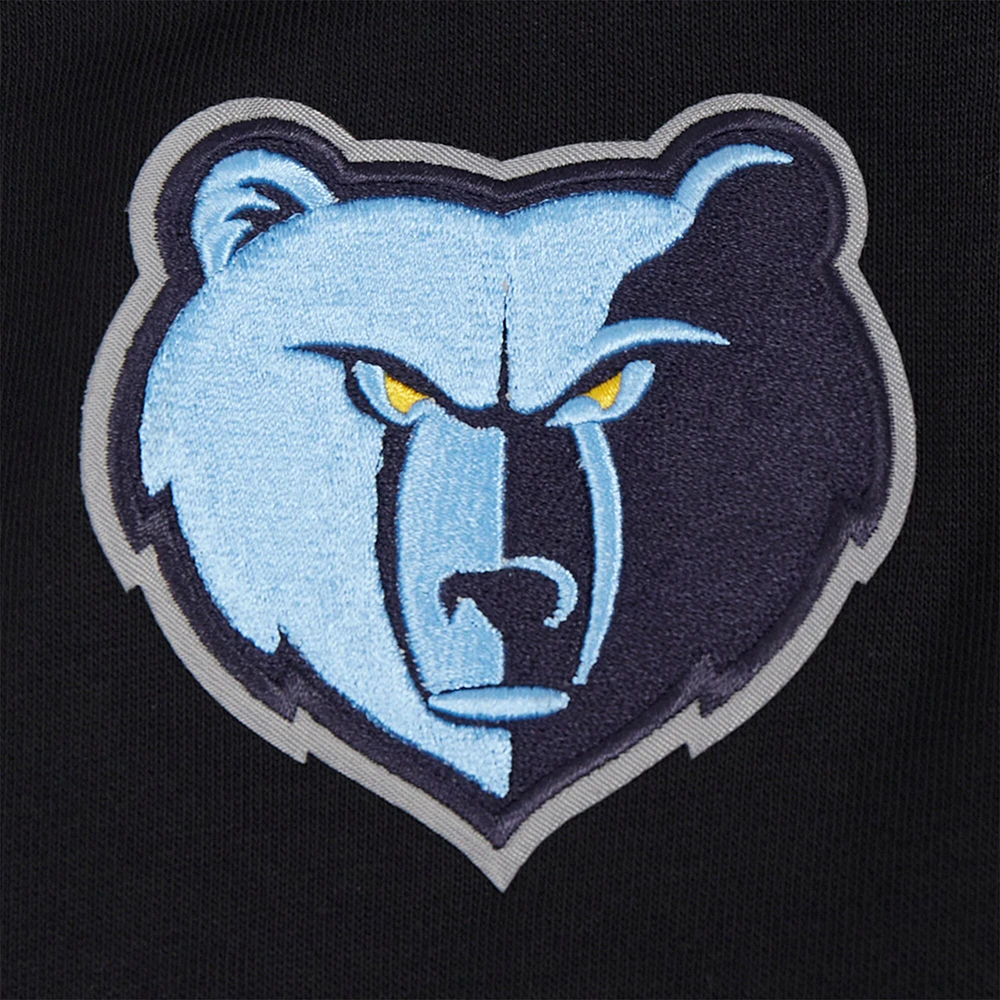 Women's Pro Standard Black Memphis Grizzlies Paint The City Cropped Pullover Sweatshirt
