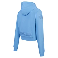 Women's Pro Standard Light Blue Memphis Grizzlies Triple Tonal Full-Zip Hoodie