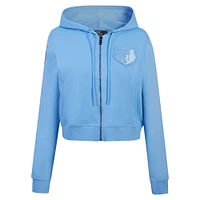 Women's Pro Standard Light Blue Memphis Grizzlies Triple Tonal Full-Zip Hoodie