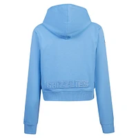 Women's Pro Standard Light Blue Memphis Grizzlies Triple Tonal Full-Zip Hoodie