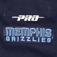 Women's Pro Standard Navy Memphis Grizzlies Script Boyfriend T-Shirt