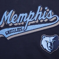 Women's Pro Standard Navy Memphis Grizzlies Script Boyfriend T-Shirt