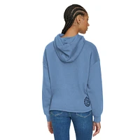 Women's Tommy Jeans Light Blue Memphis Grizzlies Stella Cropped Pullover Hoodie