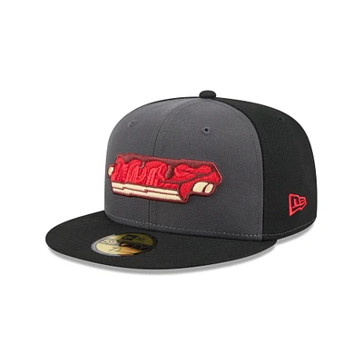 Casquette ajustée 59FIFTY grise Memphis Redbirds Theme Nights de New Era pour homme