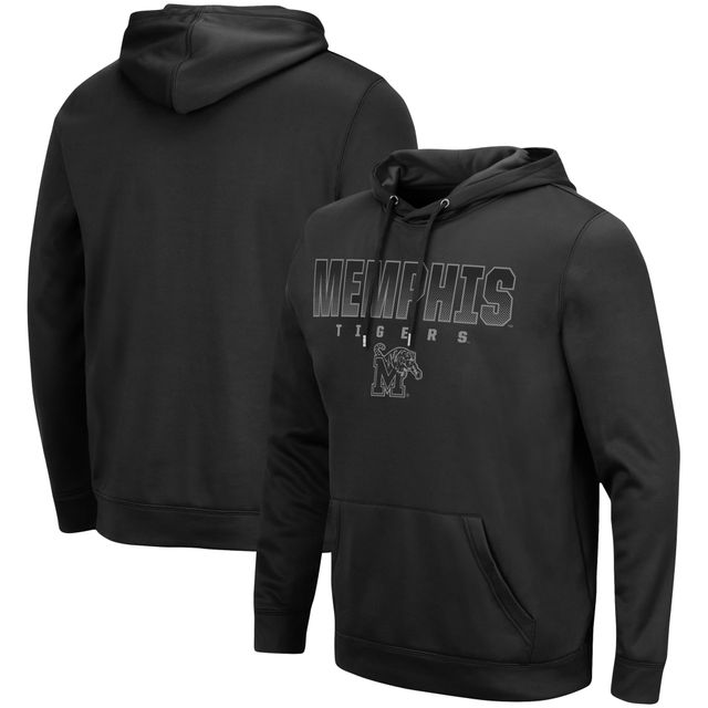 Sweat à capuche noir Colosseum Memphis Tigers Blackout 3.0 pour homme