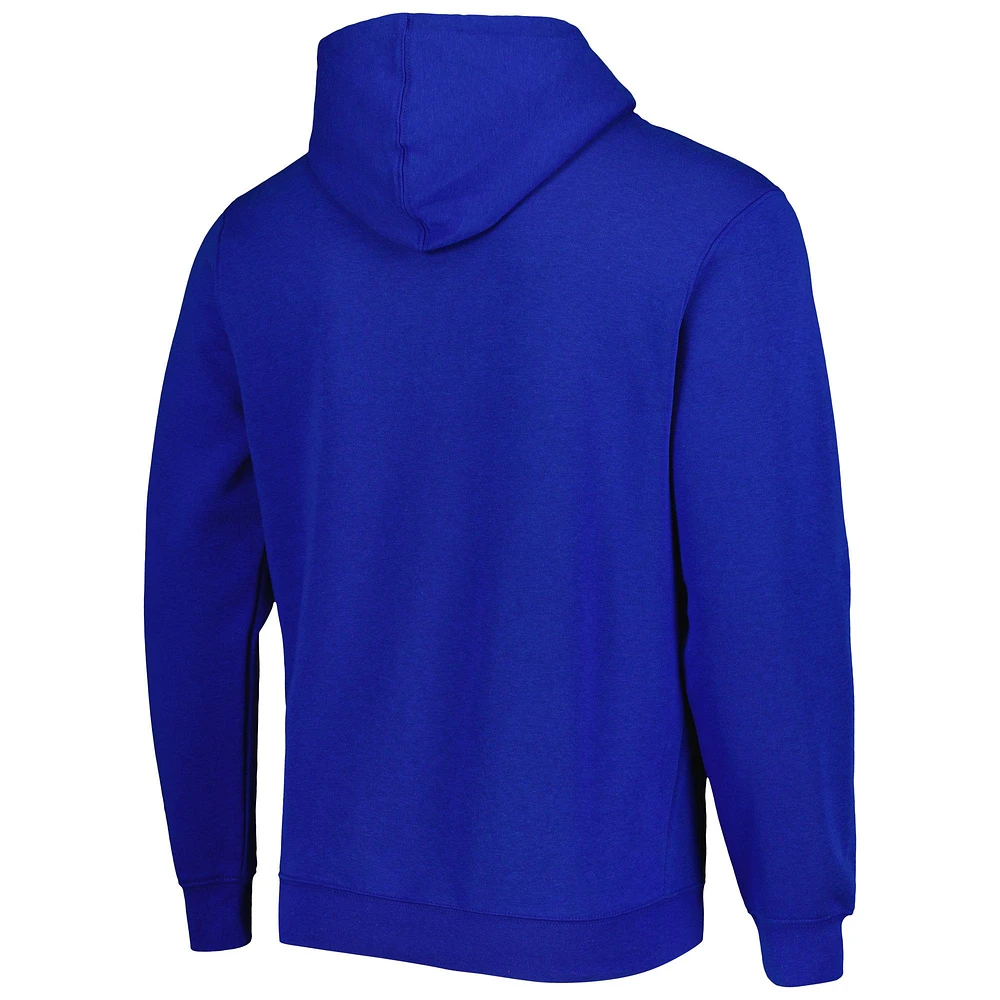 Men's Colosseum Royal Memphis Tigers Team Arch & Logo Pullover Hoodie