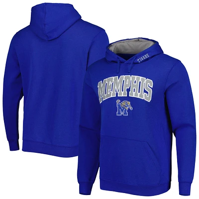 Sweat à capuche Colosseum Royal Memphis Tigers Team Arch & Logo pour homme