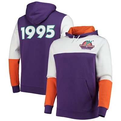 MNC NBAEV PRPLE 1995 HOMME HWC ALL STAR FUSION FLEECE 2.0 COLORBLOCK PO HOODIE SWWTMENHOD
