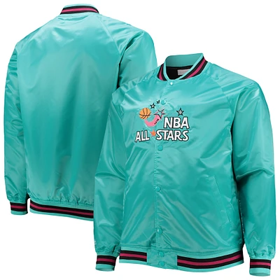 Mitchell & Ness Teal Big Tall 1996 NBA All-Star Game Hardwood Classics Satin Full-Snap Jacket