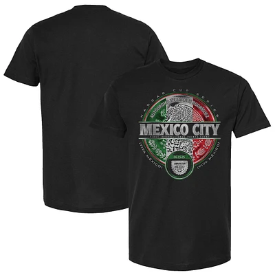 T-shirt NASCAR noir pour homme, motif héritage de la course Mexico