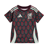 Infant adidas  Burgundy Mexico National Team 2024 Home Mini Kit
