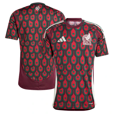 Maillot adidas noir pour homme de l'équipe nationale du Mexique 2024 domicile réplique
