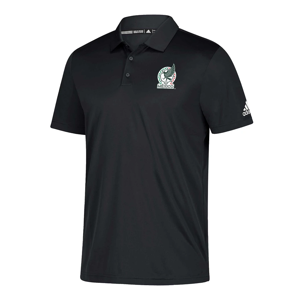 Men's adidas Black Mexico National Team Grind climalite Polo
