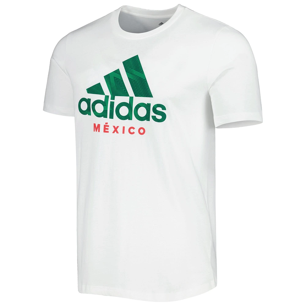 Men's adidas White Mexico National Team DNA Graphic T-Shirt