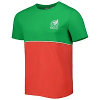 Men's Green/Red Mexico National Team Block West T-Shirt