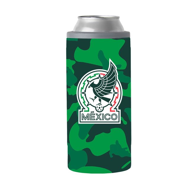 Logo de l'équipe nationale du Mexique 12 oz. Refroidisseur de canette mince