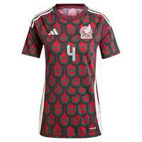 Women's adidas Edson Alvarez Burgundy Mexico National Team 2024 Home Replica Player Jersey