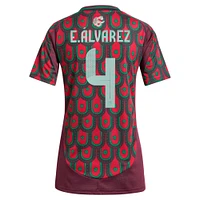 Women's adidas Edson Alvarez Burgundy Mexico National Team 2024 Home Replica Player Jersey