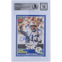 Dan Marino Miami Dolphins Autographed 1989 Score #13 Beckett Fanatics Witnessed Authenticated 10 Card