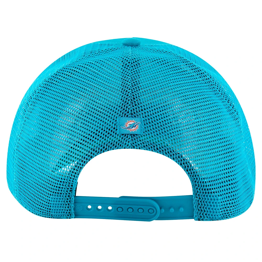Men's '47 Aqua Miami Dolphins Promenade Hitch Trucker Adjustable Hat