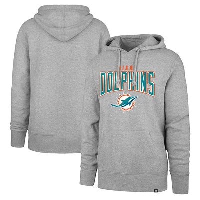 Sweat à capuche gris Miami Dolphins Headline '47 pour hommes