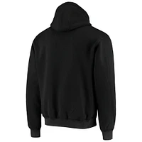 Men's Dunbrooke Black Miami Dolphins Craftsman Thermal-Lined Full-Zip Hoodie