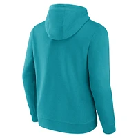 Men's Fanatics  Aqua Miami Dolphins Between the Pylons Pullover Hoodie