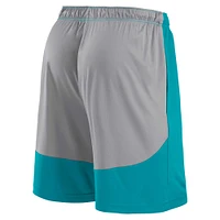 Men's Fanatics Aqua Miami Dolphins Big & Tall Team Logo Shorts