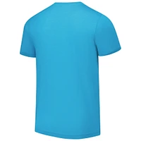 Men's Homage Dan Marino Aqua Miami Dolphins NFL Blitz Retired Player Tri-Blend T-Shirt