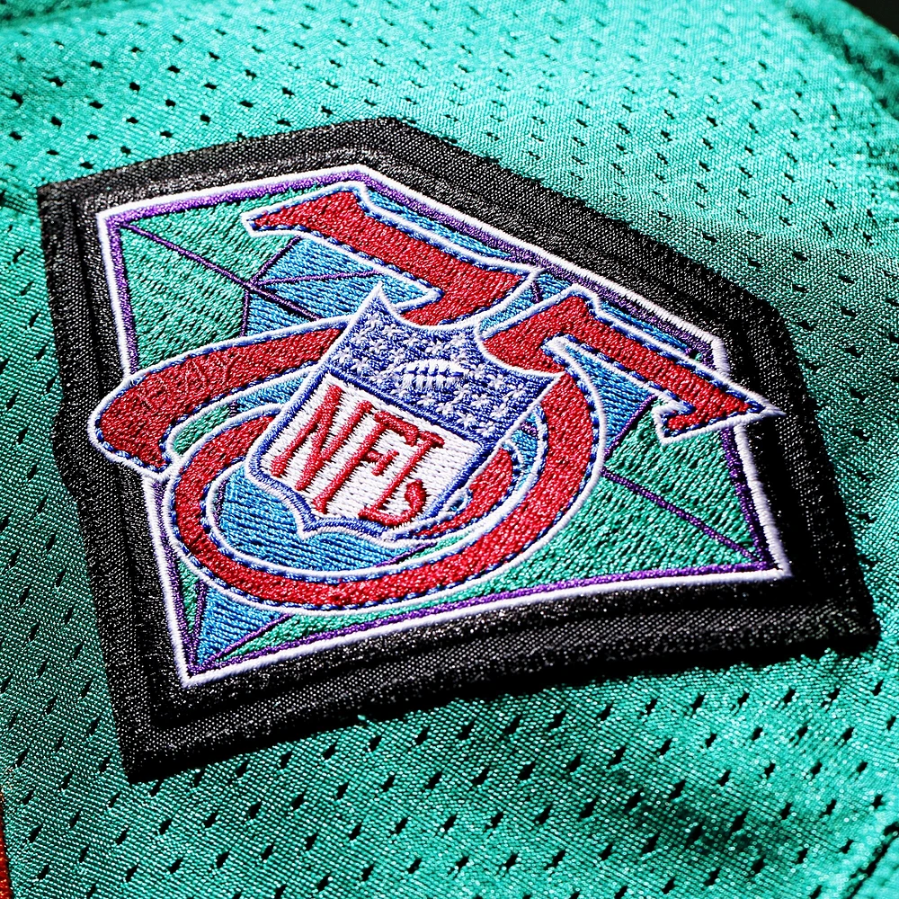 Mens Miami Dolphins Dan Marino Mitchell & Ness Aqua Authentic Throwback Jersey