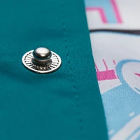 Men's Mitchell & Ness Aqua Miami Dolphins Double Down Satin Full-Snap Jacket
