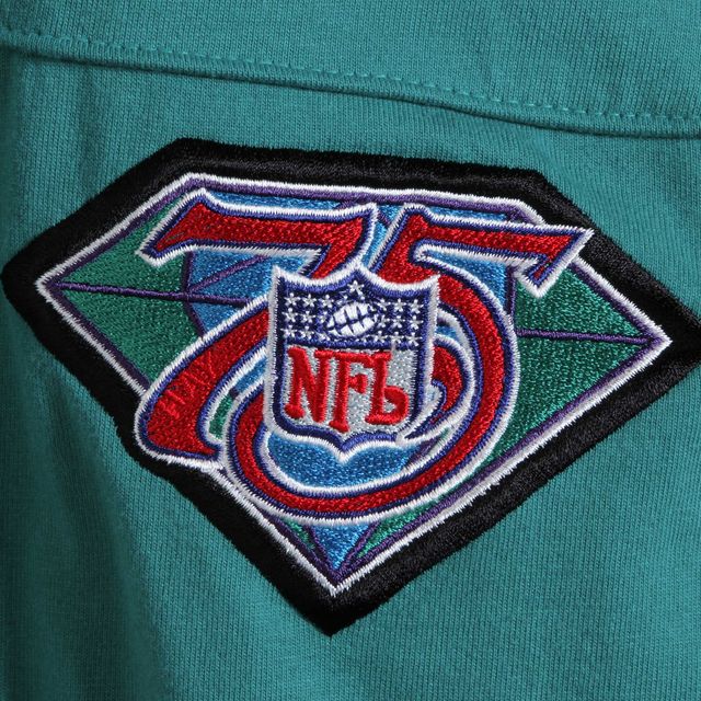 Haut à manches longues Mitchell & Ness Dan Marino Aqua Miami Dolphins Big Tall Retired Player Name Number pour homme