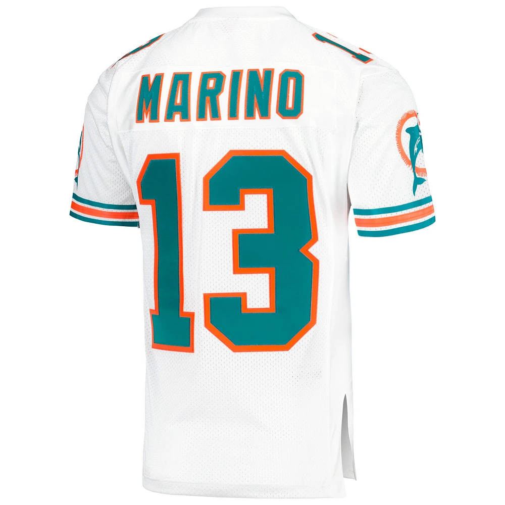 Men's Mitchell & Ness Dan Marino White Miami Dolphins 1995 Authentic Throwback Retired Player Pocket Jersey