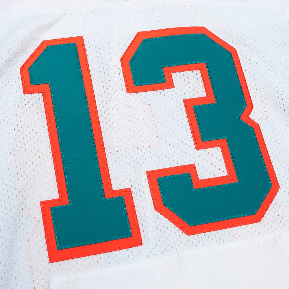 Men's Mitchell & Ness Dan Marino White Miami Dolphins 1995 Authentic Throwback Retired Player Pocket Jersey