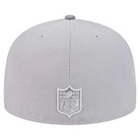 Casquette ajustée Iron Cloud 59FIFTY pour homme New Era gris/graphite Miami Dolphins
