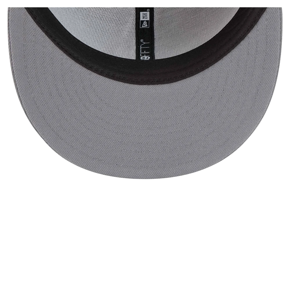 Casquette ajustée Iron Cloud 59FIFTY pour homme New Era gris/graphite Miami Dolphins