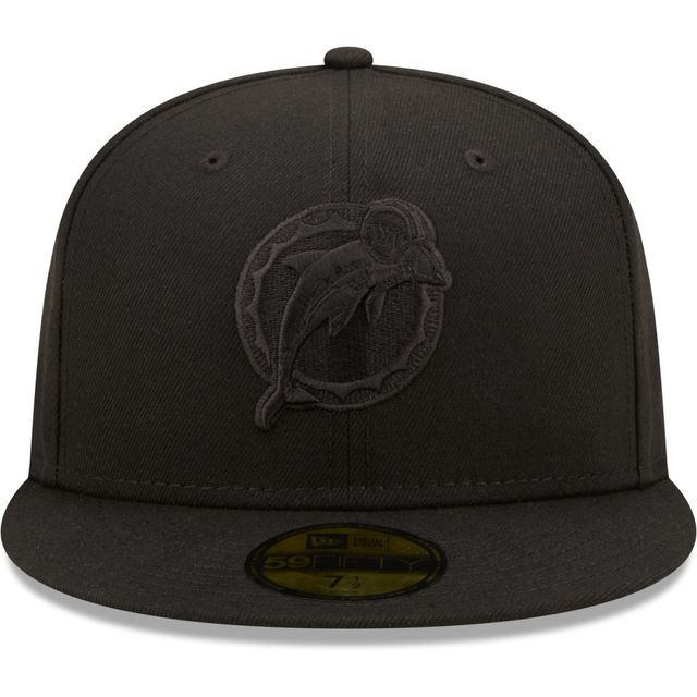 Casquette ajustée 59FIFTY avec logo alternatif noir sur pour homme Miami Dolphins New Era