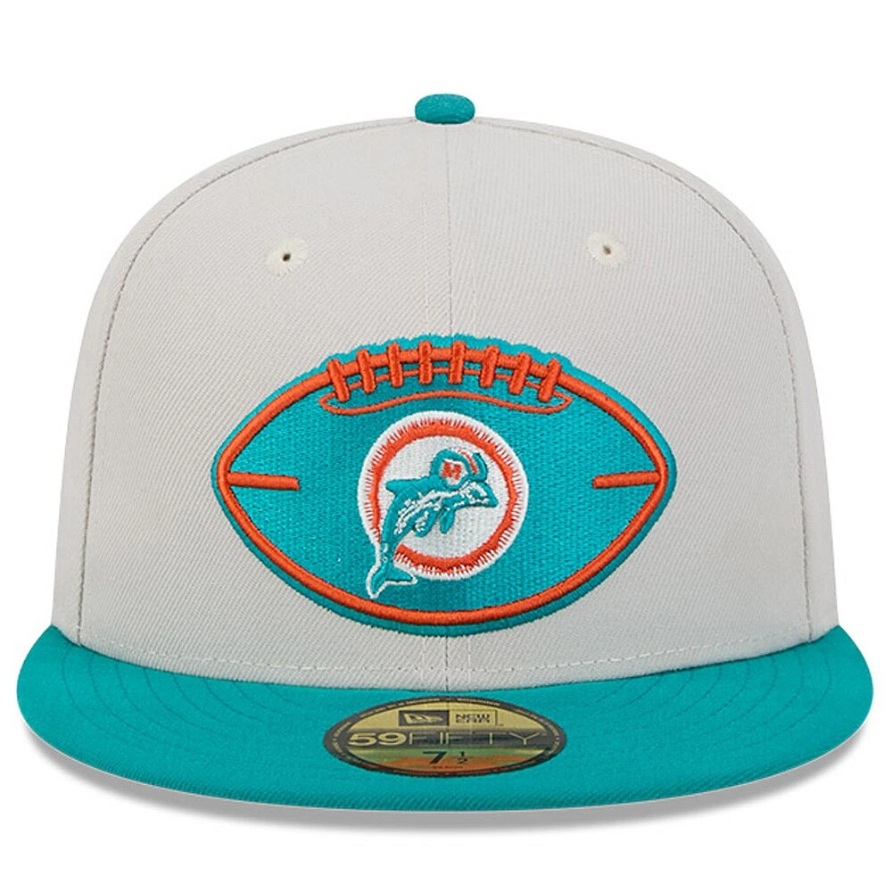 V107988 DOL STN/OTC 24 NFL Sideline historique 59FIFTY HATMENHIC 60548728 #15
