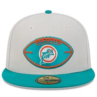 V107988 DOL STN/OTC 24 NFL Sideline historique 59FIFTY HATMENHIC 60548728 #15