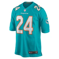 Men's Nike Cam Smith  Aqua Miami Dolphins Game Jersey