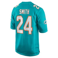 Men's Nike Cam Smith  Aqua Miami Dolphins Game Jersey