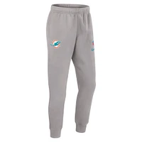 Men's Nike Gray Miami Dolphins 2024 Sideline Club Pants