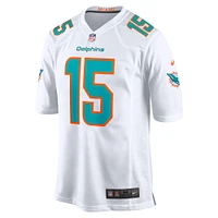 Men's Nike Jaelan Phillips  White Miami Dolphins Game Jersey