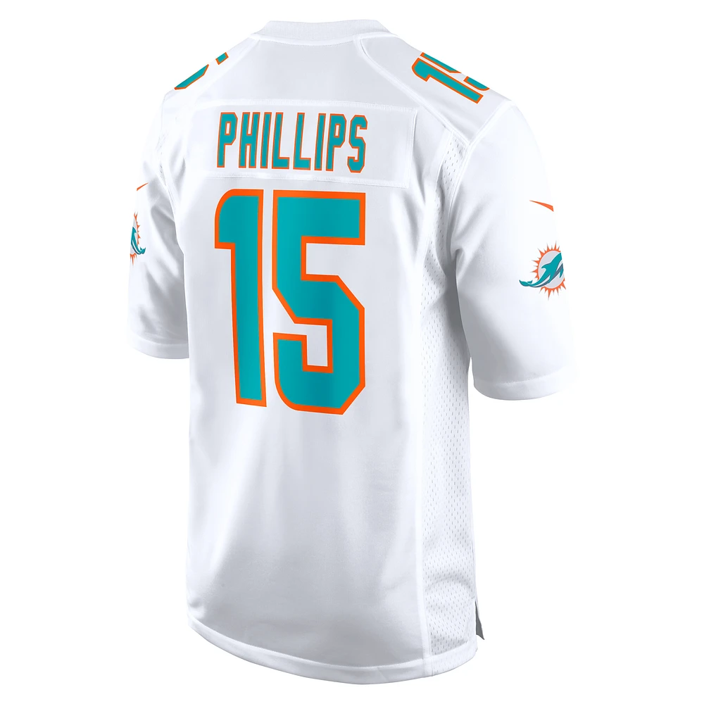 Men's Nike Jaelan Phillips  White Miami Dolphins Game Jersey