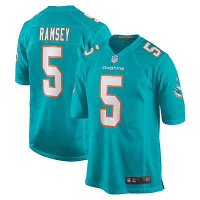 Maillot Nike Jalen Ramsey Aqua Miami Dolphins Team Color Game pour homme
