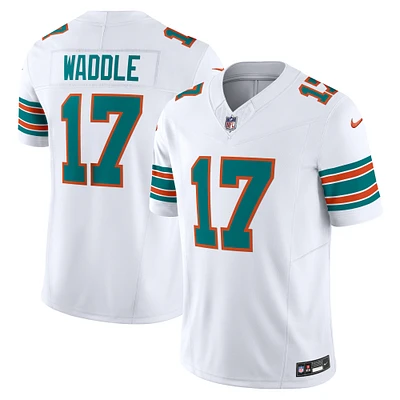 Nike Jaylen Waddle pour homme Blanc Miami Dolphins Vapor F.U.S.E. Maillot limité