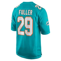 Men's Nike Kendall Fuller  Aqua Miami Dolphins Game Jersey