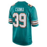 Men's Nike Larry Csonka Aqua Miami Dolphins Retired Player Jersey